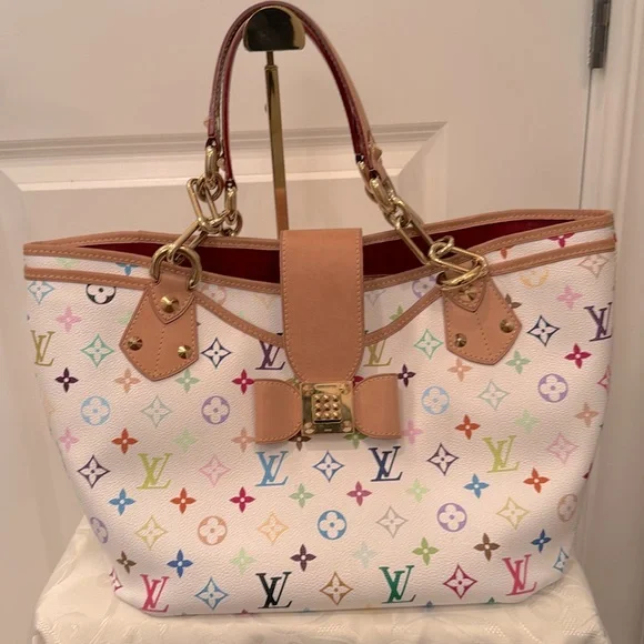 Louis Vuitton White Murakami Annie GM - Picture 1 of 5
